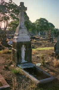 P.B. Daley's final resting place at the Rookwood Cemetery, Sydney
